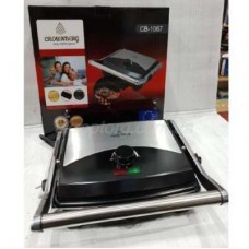 Электрический прижимной контактный гриль BBQ Grill CB 1067 Crownberg (2000W) 
