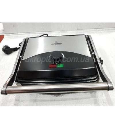 Электрический прижимной контактный гриль BBQ Grill CB 1067 Crownberg (2000W) 